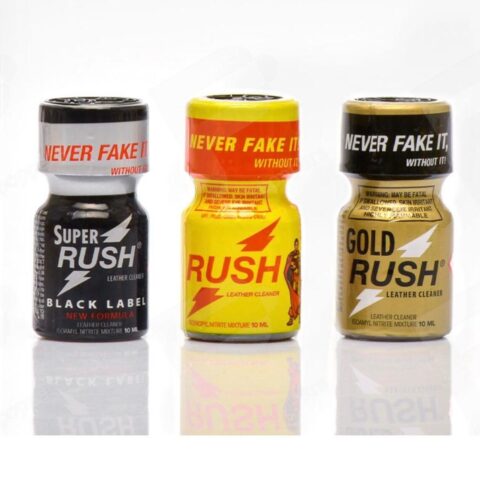 Rush Trio (1 rush pwd / 1 super rush black / 1 rush gold) 10ML